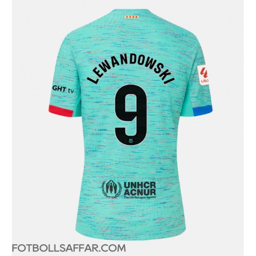 Barcelona Robert Lewandowski #9 Tredjeställ 2023-24 Kortärmad
